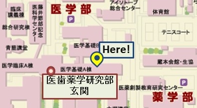 徳島大学医学部施設見取り図